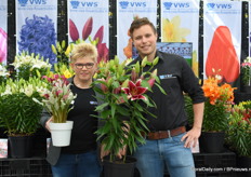 Jeroen Stoop and Anja wijn - Blankendaal from VWS. Jeroen is holding their Jefferson and Anja their Frozen Queen.